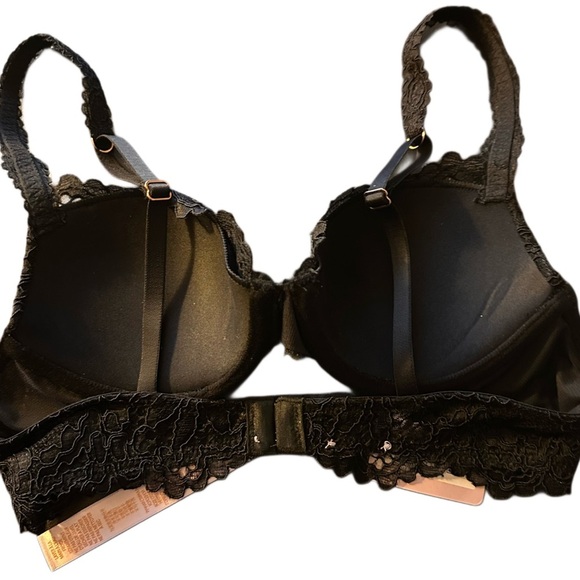 NWT ROMANTIC CORDED LACE PADDED DEMI BRA - Picture 3 of 9